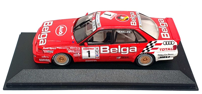 Minichamps 1/43 Scale 21120 - Audi V8 Evo #1 Belga Verellen - Red