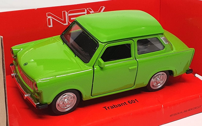 Welly NEX 1/32 Scale 18063 - Trabant 601 Pull Back & Go Diecast - Green