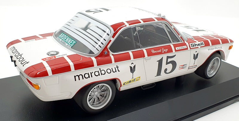 Minichamps 1/18 Scale 155 722715 BMW 2800 CS Marabout Spa 1972 Gaye