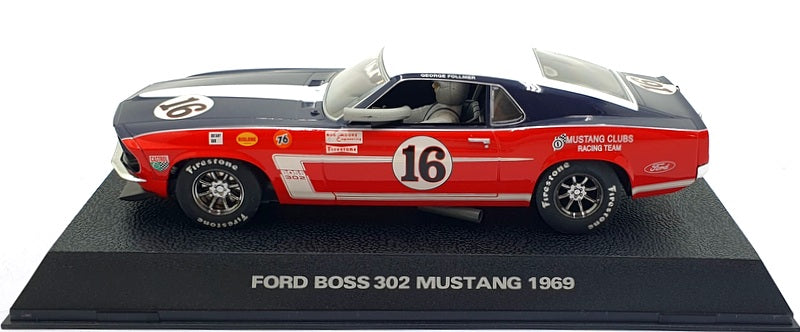 Scalextric 1/32 Scale Slot Car C2402 - 1969 Ford Mustang #16 - Red