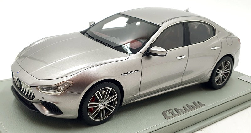 BBR 1/18 Scale Resin BBRC1842EMA - Maserati Ghibli MY19 Grigio - Silver