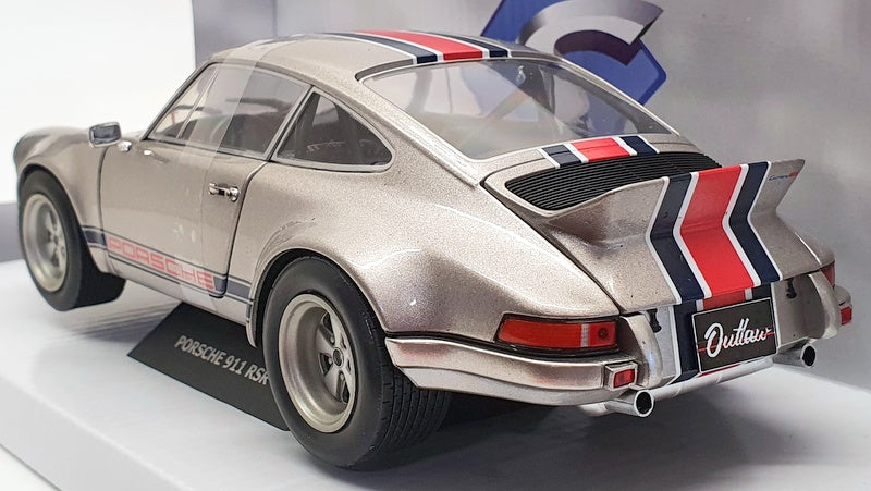 Solido 1/18 Scale Diecast S1801112 - 1973 Porsche 911 RSR - Silver