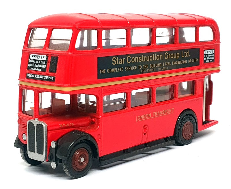 EFE 1/76 Scale Diecast EF01C3 - AEC Regent D/Deck Bus REWORKED - Red