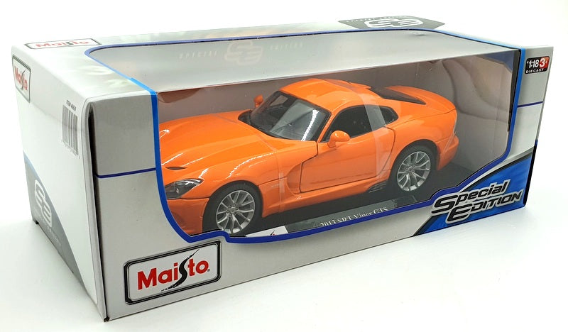 Maisto 1/18 Scale Diecast 46629 - 2013 Dodge SRT Viper GTS - Orange