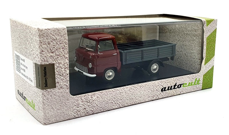 Autocult 1/43 Scale 08001 - Ford Thames 400E  - Dark Red/Dark Grey