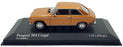 Minichamps 1/43 Scale 400 112720 - 1972 Peugeot 304 Coupe - Met. Gold