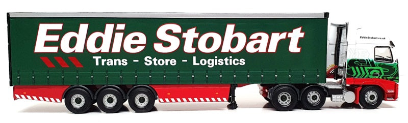 Corgi 1/50 Scale Diecast CC14002 - Volvo FH Curtainside Truck (Eddie Stobart)