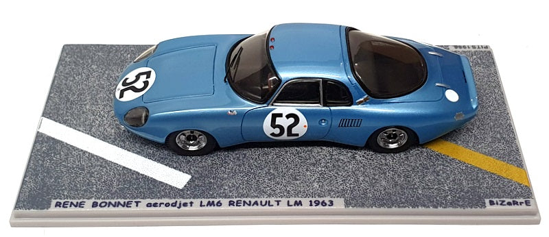 Bizarre 1/43 Scale BZ446 - Rene Bonnet Renault #52 Le Mans 1963 - Met Blue