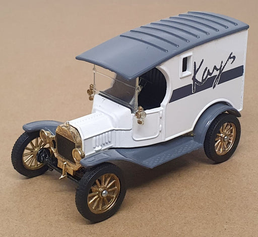 Corgi Appx 9cm Long Diecast D865/7 - Ford Model T Van (Kay's) White/Grey