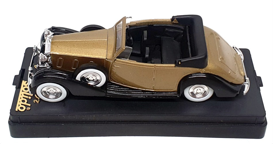 Solido 1/43 Scale 4077 - 1939 Rolls Royce Phantom III Cabrio - Dull Gold