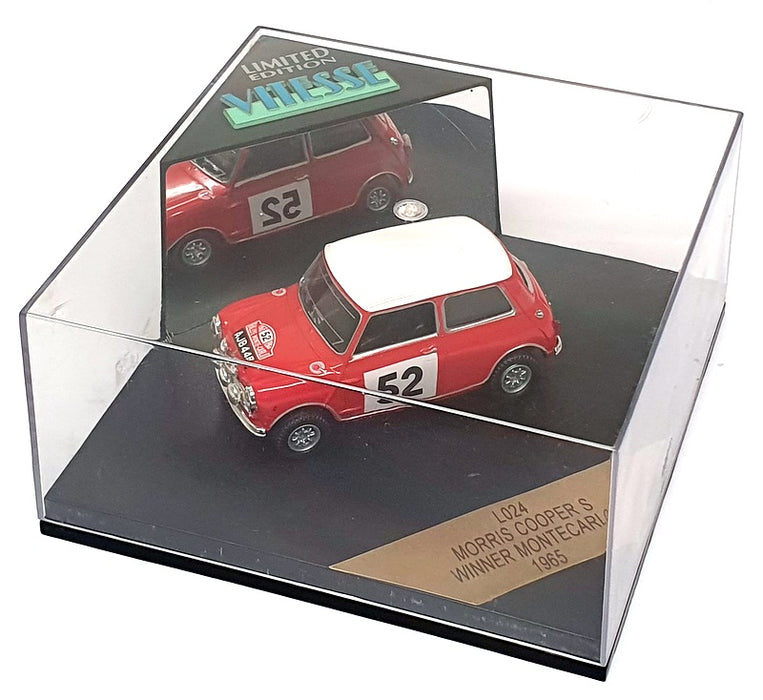 Vitesse 1/43 Scale L024 Morris Cooper S #52 Winner Monte Carlo 1965 - Red/White