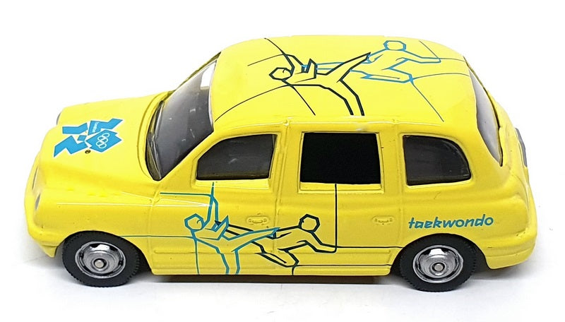 Corgi 1/64 Scale #30 Taekwondo - LTI TX1 Taxi London Olympics 2012 - Yellow