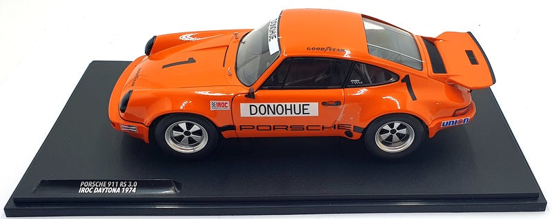 Solido 1/18 Scale Diecast S1810701 - Porsche 911 RS 3.0 Iroc Daytona 1974 Donohue #1