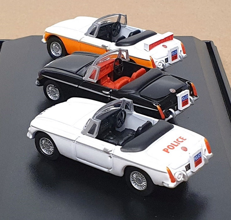 Oxford Diecast 1/76 Scale 76SET11 - Lancashire Police MGB Roadster Set (3)