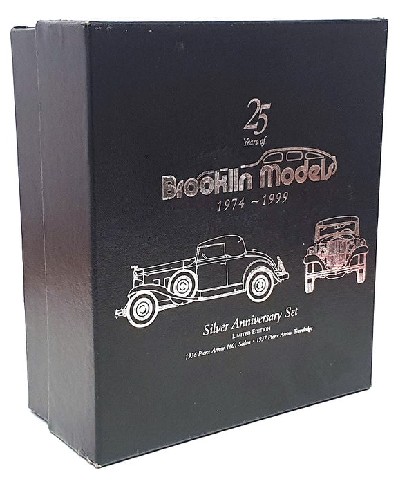 Brooklin 1/43 Scale BRK80 BRK81 - 1936 Pierce Arrow & Travelodge 25th Ann Set