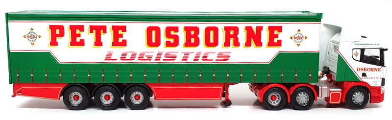 Corgi 1/50 Scale CC12209 - Scania Curtainside Truck (Pete Osborne Logistics Ltd)