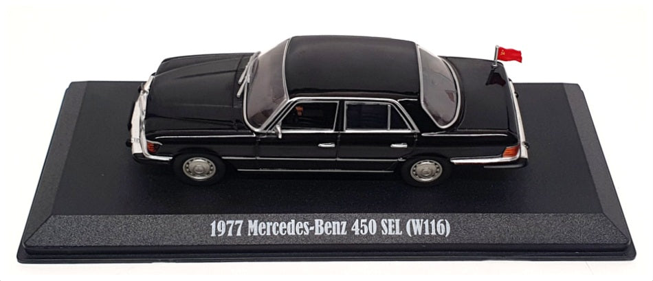 Greenlight 1/43 Scale 86640 - 1977 Mercedes Benz 450 SEL (W116) Rocky IV - Black