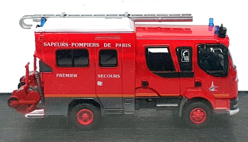 Del Prado 1/64 Scale FEN37 - 2001 Renault PSE 4G Sides Fire Truck - Red