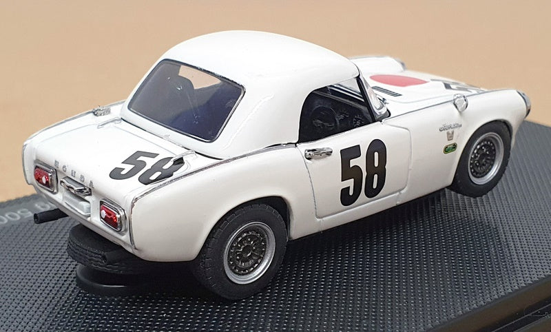 Ebbro 1/43 Scale 43934 - Honda S800 Racing 1967 Nurburgring 500Km #58 - White