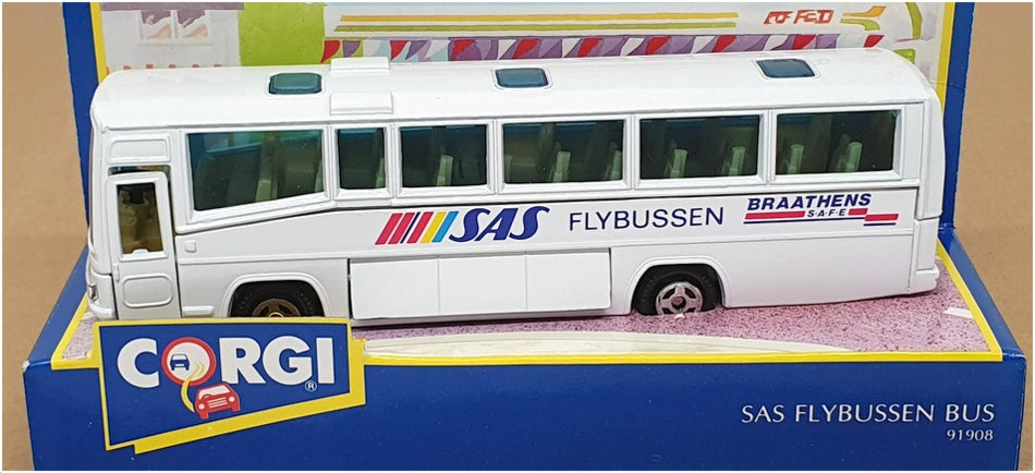 Corgi 17cm Long 91908 Plaxton Paramount Coach SAS Flybussen (Braathens S.A.F.E)