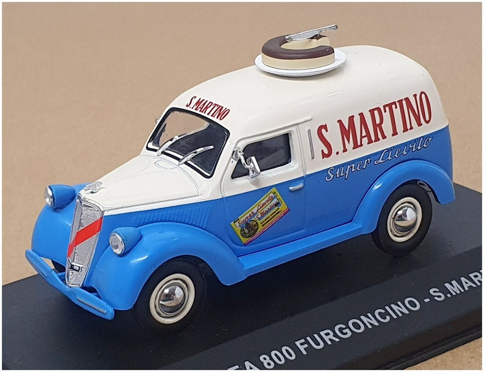 Altaya 1/43 Scale 20624A - 1949 Lancia Ardea 800 Van (S. Martino) Blue/White