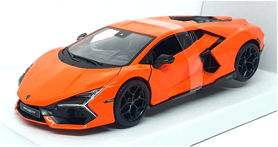 Burago 1/24 Scale Diecast 18-21106 - Lamborghini Revuelto - Orange