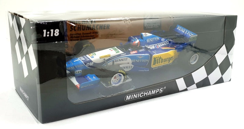 Minichamps 1/18 Scale 510 953201 - Benetton Renault B195 #1 1st European GP 1995