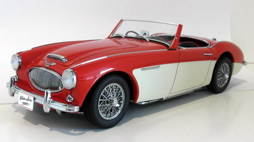 Autoart 1/18 Scale 70721 - Austin Healey 3000 MK2 1961 Red White R/H Drive