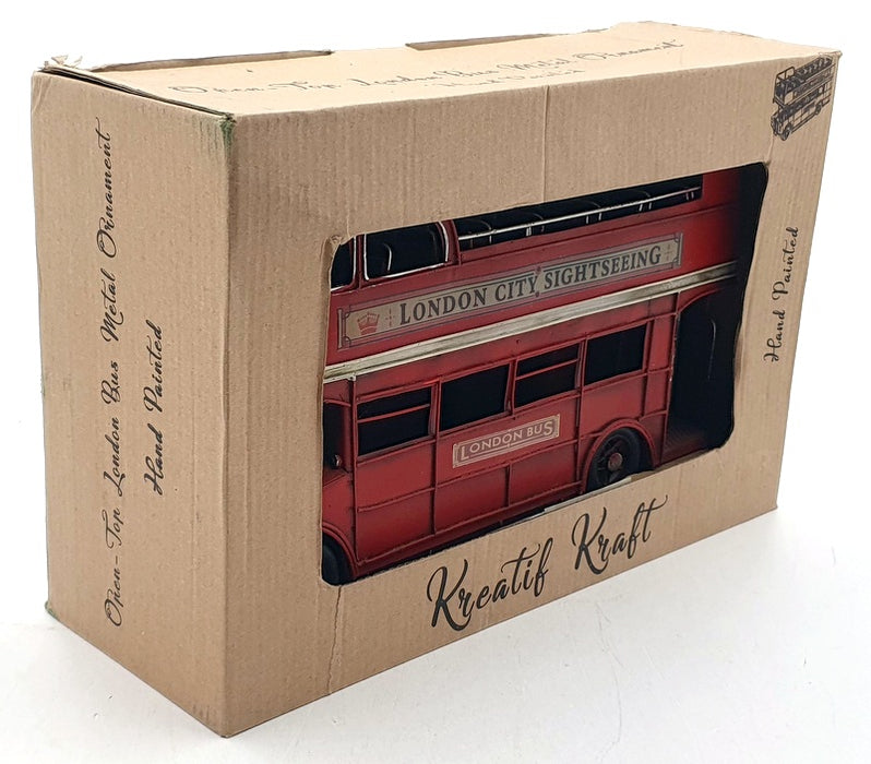 Kreatif Kraft Tin Plate Metal 84088 - Open Top London Bus Ornament - Red —  R.M.Toys Ltd