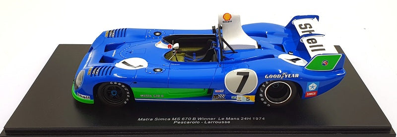 Spark 1/18 Scale 18LM74 - Matra Simca MS 670 B #7 1st Le Mans 24h 1974