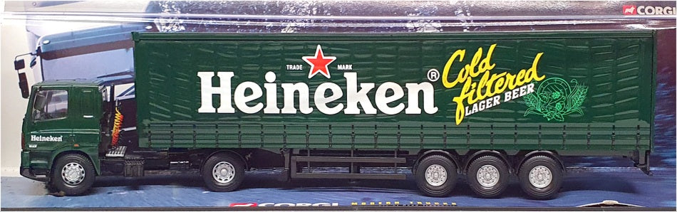 Corgi 1/50 Scale 75404 - Leyland DAF Curtainside "Heineken" - Green