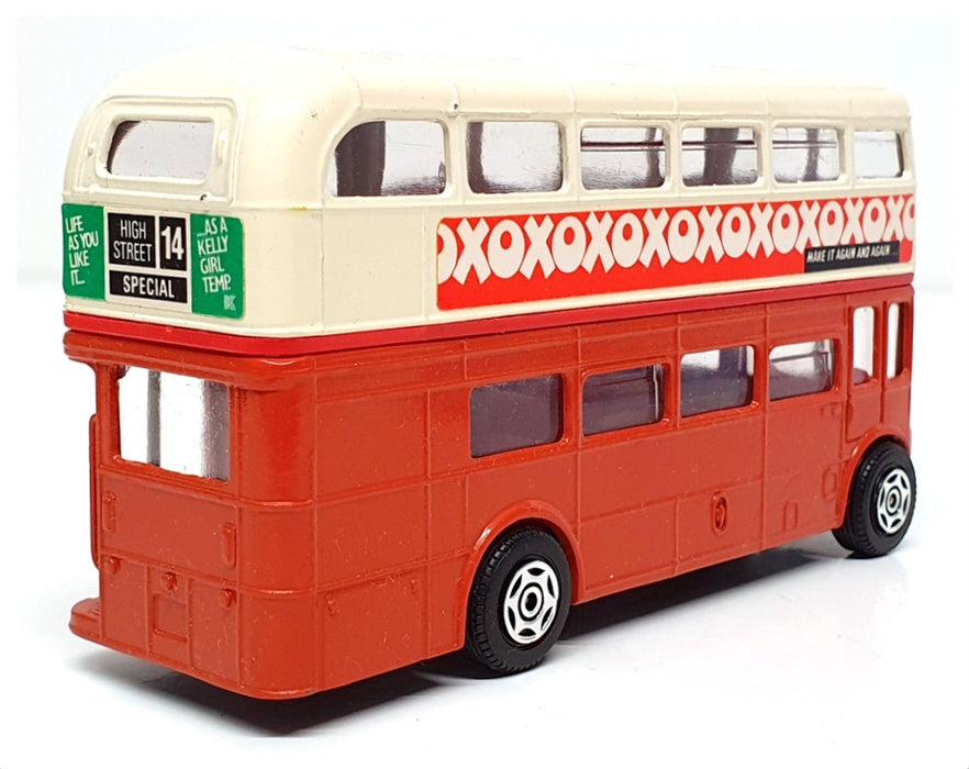 Corgi Appx 12cm Long Diecast 469 - AEC Routemaster Bus - Orange/Cream