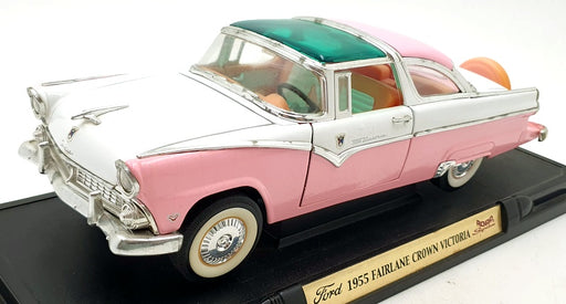 Road Signature 1/18 Scale 92138 - 1955 Ford Fairlane Crown Victoria - Pink