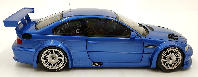 Minichamps 1/18 Scale Diecast 80 43 0 302 540 - BMW M3 GTR Street Version Blue