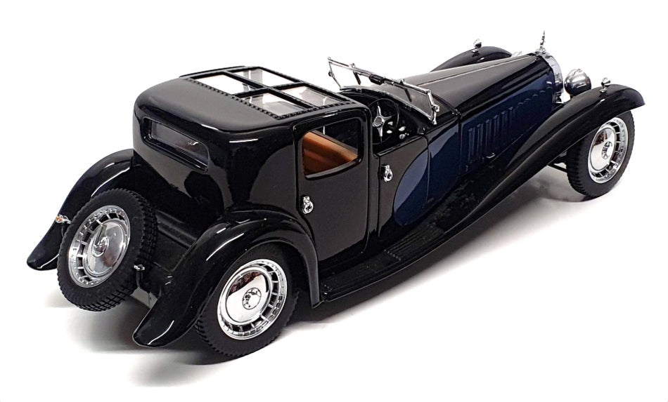 Franklin 1/24 Scale B11RB69 - 1930 Bugatti Royale Napoleon - Black/Blue