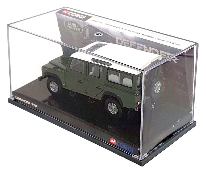 Corgi 1/43 Scale CC07701 - Land Rover Defender 110 Stn Wagon - Coniston Green