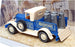 Matchbox Appx 10cm Long Y-35B - Model A Ford Truck "Ambrosia" - Cream/Blue