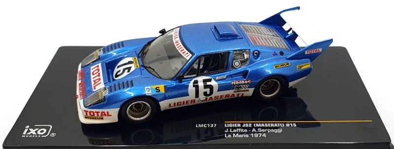 Ixo 1/43 Scale LMC137 - Leiger JS2 (Maserati) #15 Laffite/Serpaggi Le Mans 1974