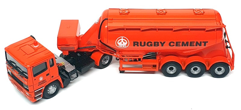 Corgi 1/50 Scale 74901 - ERF Powder Tanker Truck (Rugby Cement) Orange