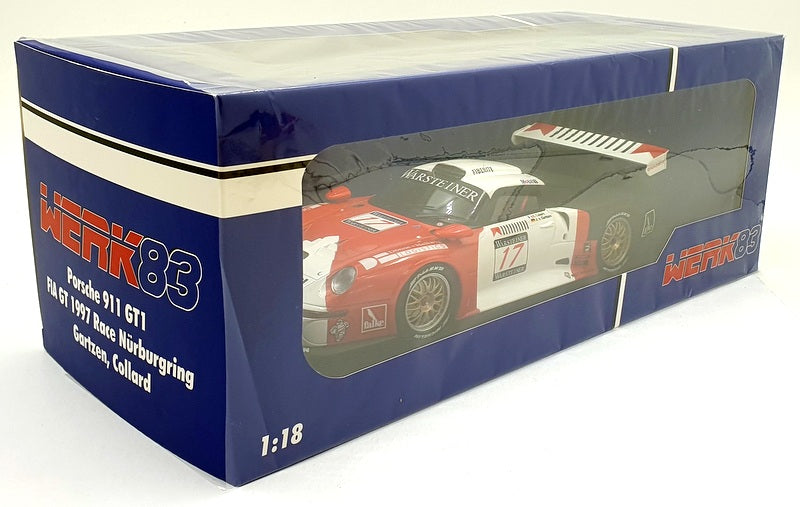 Werk83 1/18 Scale W18013004 - Porsche 911 GT1 FIA GT 97 Race Nurburgring #17