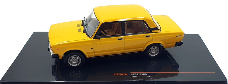 Ixo 1/43 Scale Diecast CLC341N - 1981 Lada 2105 - Yellow