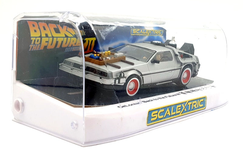 Scalextric 1/32 Scale Slot Car C4307 - DeLorean Back to the Future III - Silver