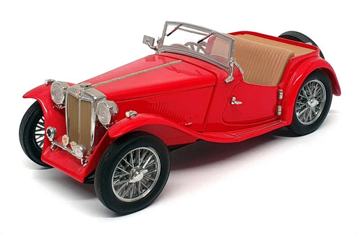 Franklin Mint 1/24 Scale B11TV80 - 1948 MG TC Roadster - Red