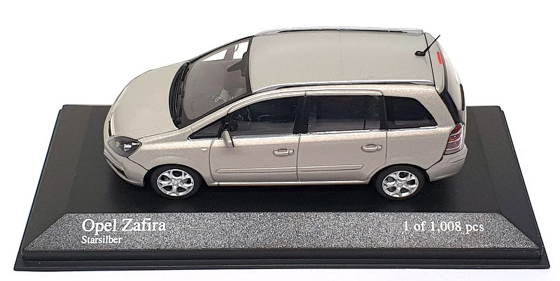 Minichamps 1/43 Scale Diecast 400 045400 - 2006 Opel Zafira - Silver