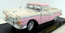 Lucky Diecast 1/18 Scale 92208 - 1957 Ford Ranchero - Pink White