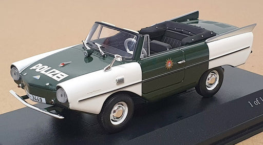 Minichamps 1/43 Scale 400 097090 - 1965 Amphicar Polizei Hamburg - Green/White