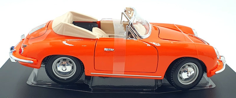 Maisto 1/18 Scale Diecast 46629 - Porsche 356B Cabriolet 1961 - Orange