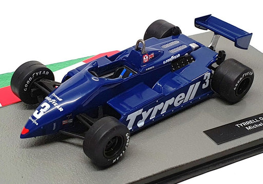 Altaya 1/43 Scale 91024E - F1 Tyrrell 011 1982 #3 M. Alboreto - Blue