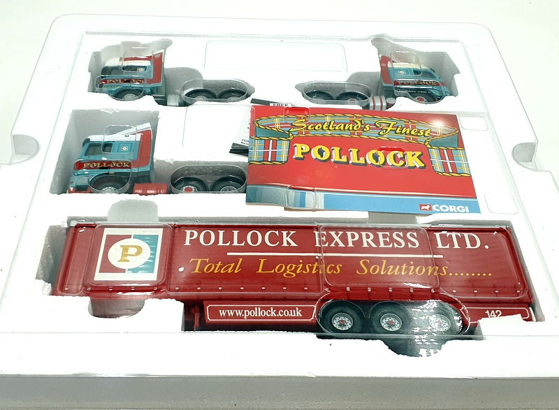 Corgi 1/50 Scale CC99130 - Scotland Finest Pollock 3 Truck Set Volvo Daf Scania