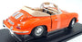 Maisto 1/18 Scale Diecast 46629 - Porsche 356B Cabriolet 1961 - Orange